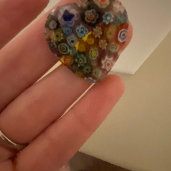 💕💜Valentine! multi colored heart necklace - Picture 5 of 7